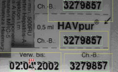 Batch information - Standard in VisioRead / VisioRead Colour and DATEmark